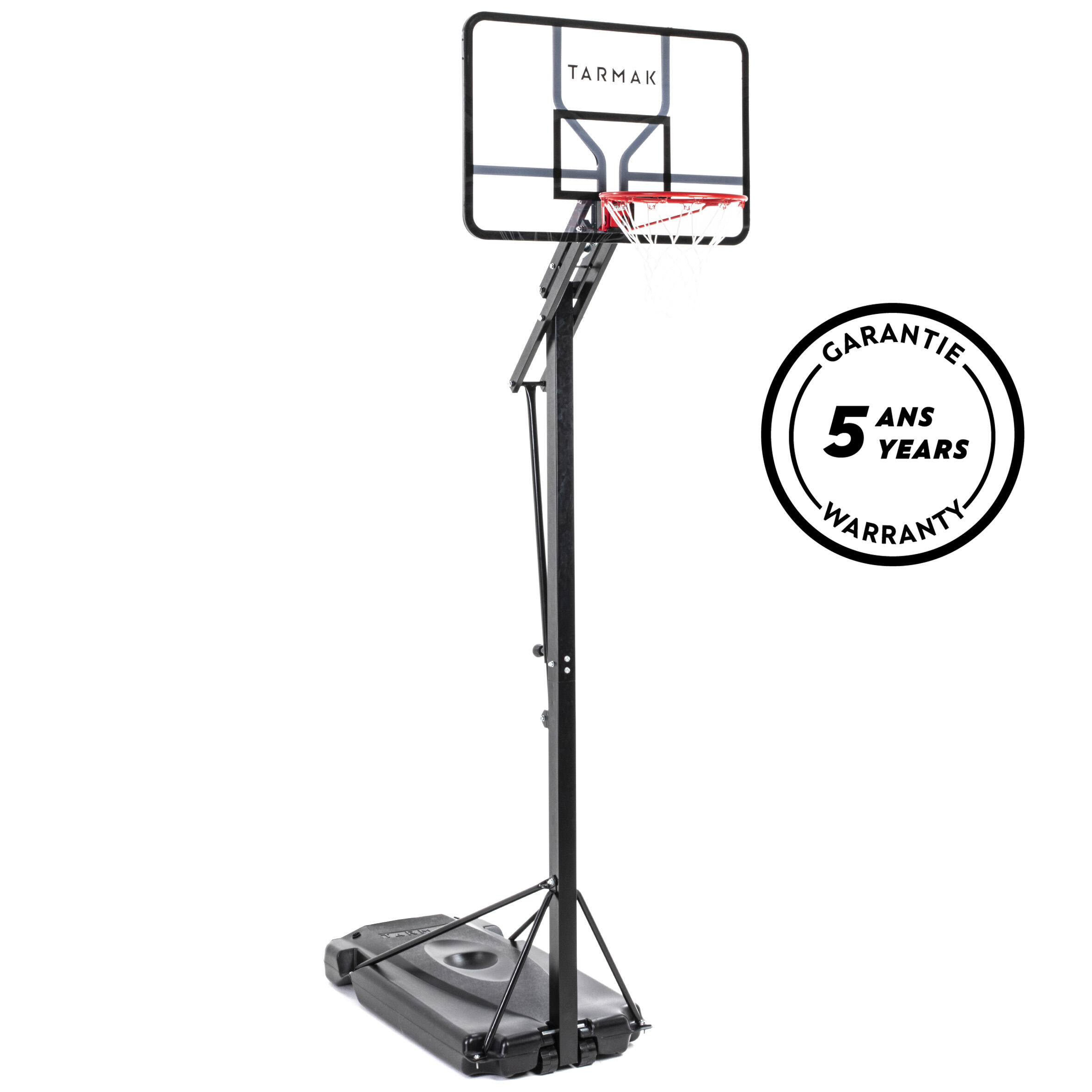 Basketball Hoop with Easy Adjustment Stand 2.40m to 3.05m B700