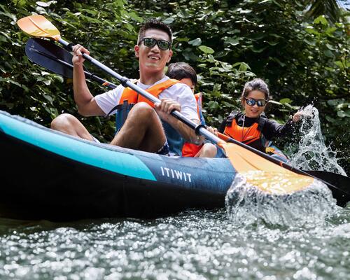 kayak mer mouvement