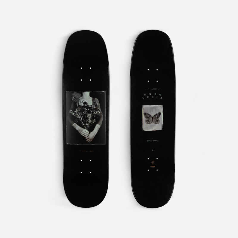 8.375" Maple Shaped Skateboard Deck DK500Graphics by Enzo Lucia Décathlon