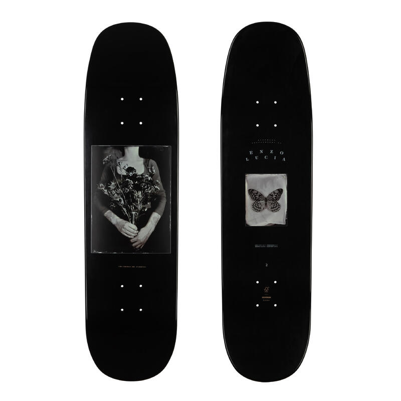 Skateboardová deska z javoru DK500 Shaped velikost 8,375"/ Grafický design Enzo Lucia 