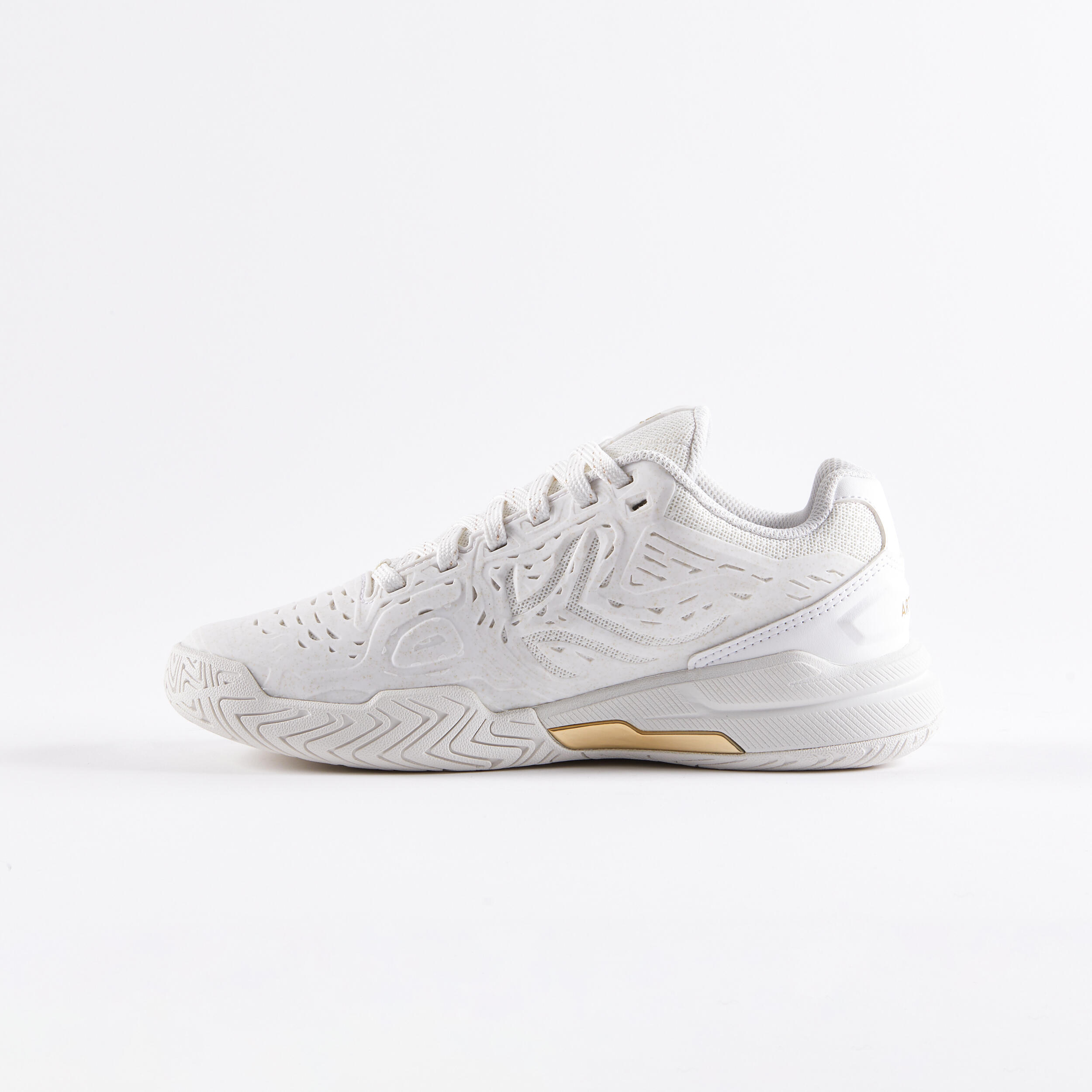 Women's Multi-Court Tennis Shoe Strong - Off-White/Gold 2/7