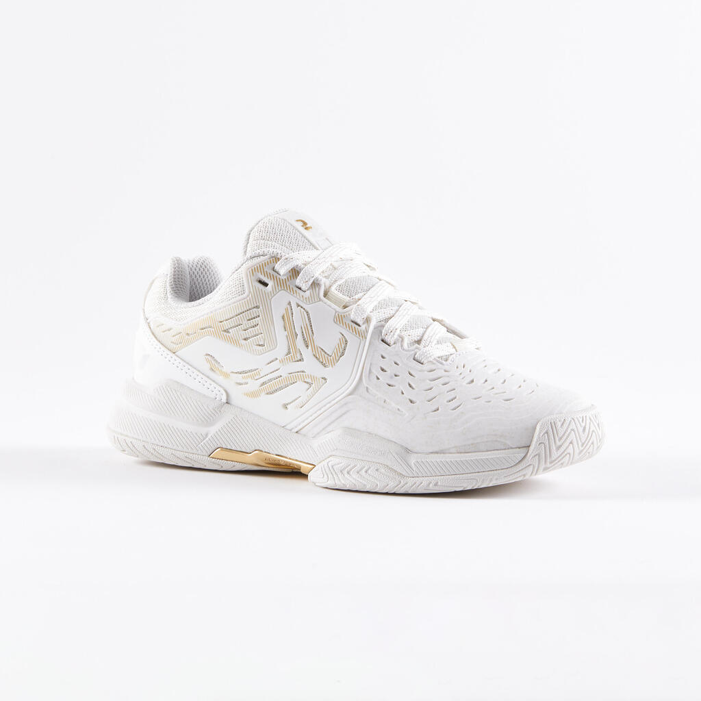 Women's Clay Court Tennis Shoes TS560 - Off-White