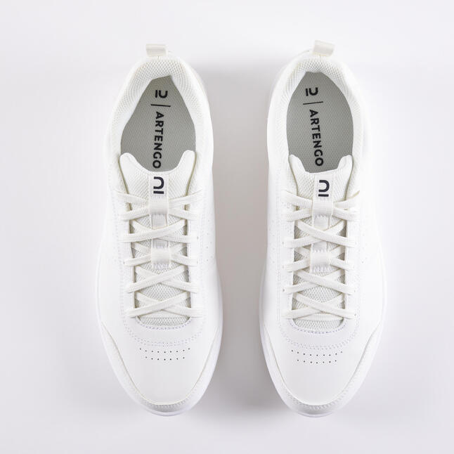 Men's MultiCourt Tennis Shoes Essential OffWhite ARTENGO Decathlon