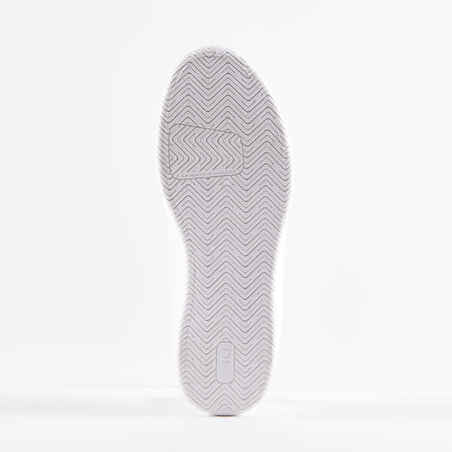 Zapatillas tenis Mujer multipista - Essential blanco roto