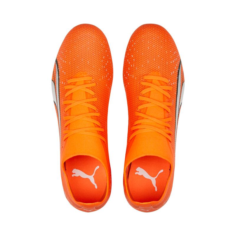 Chaussure de football Ultra Match MG Puma Orange Adulte