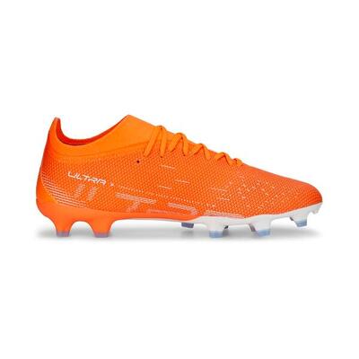 Botas de fútbol adulto Puma Ultra Match FG Naranja