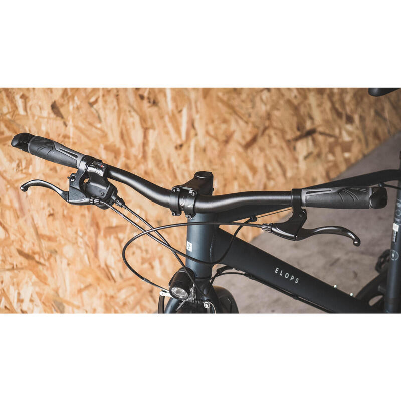 Paire de grips vélo ergonomiques et confortable 142 mm de long
