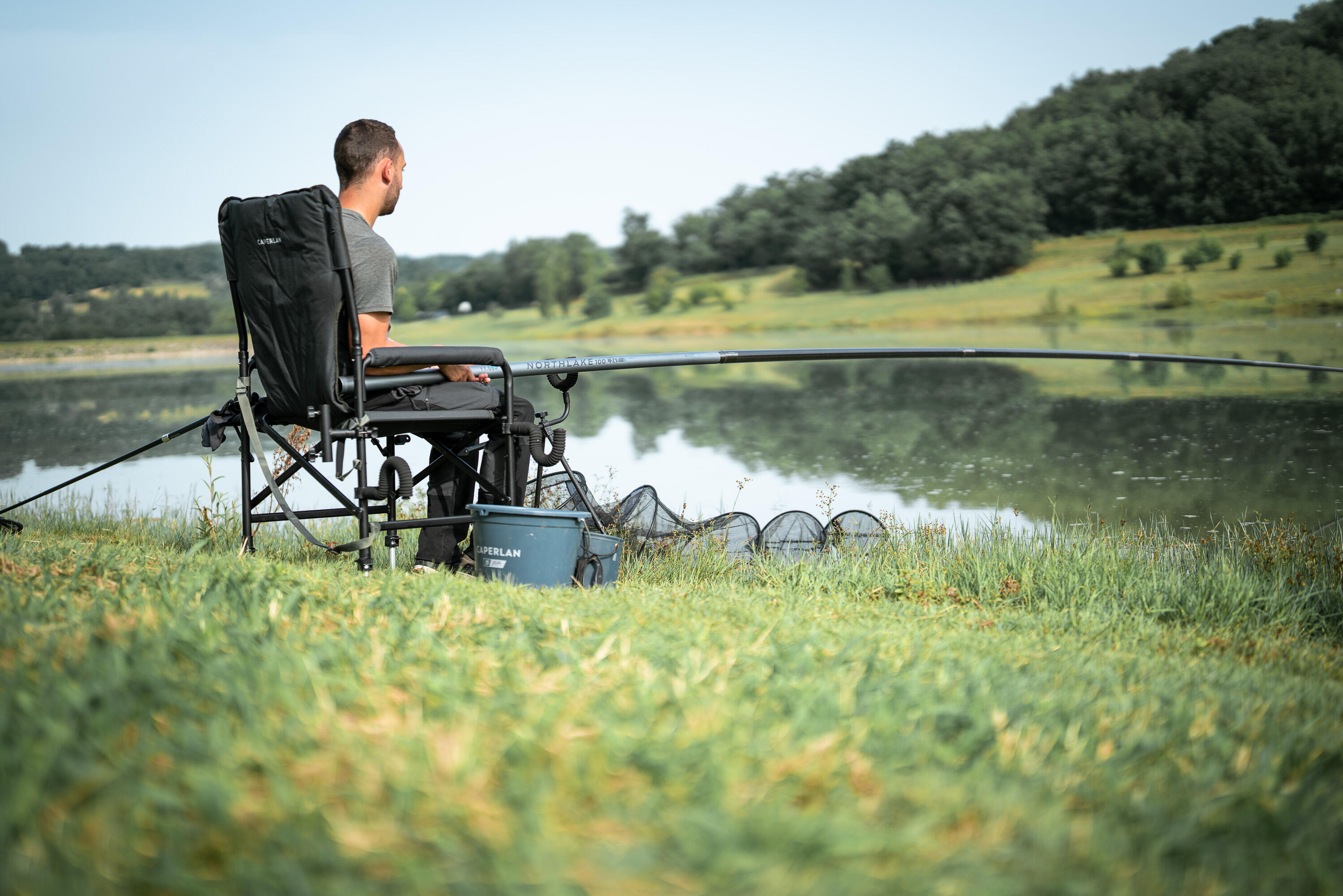 CANNE NORTHLAKE 100 8M POUR LA PÊCHE DU POISSON BLANC A LA CANNE A EMMANCHEMENT 14/14