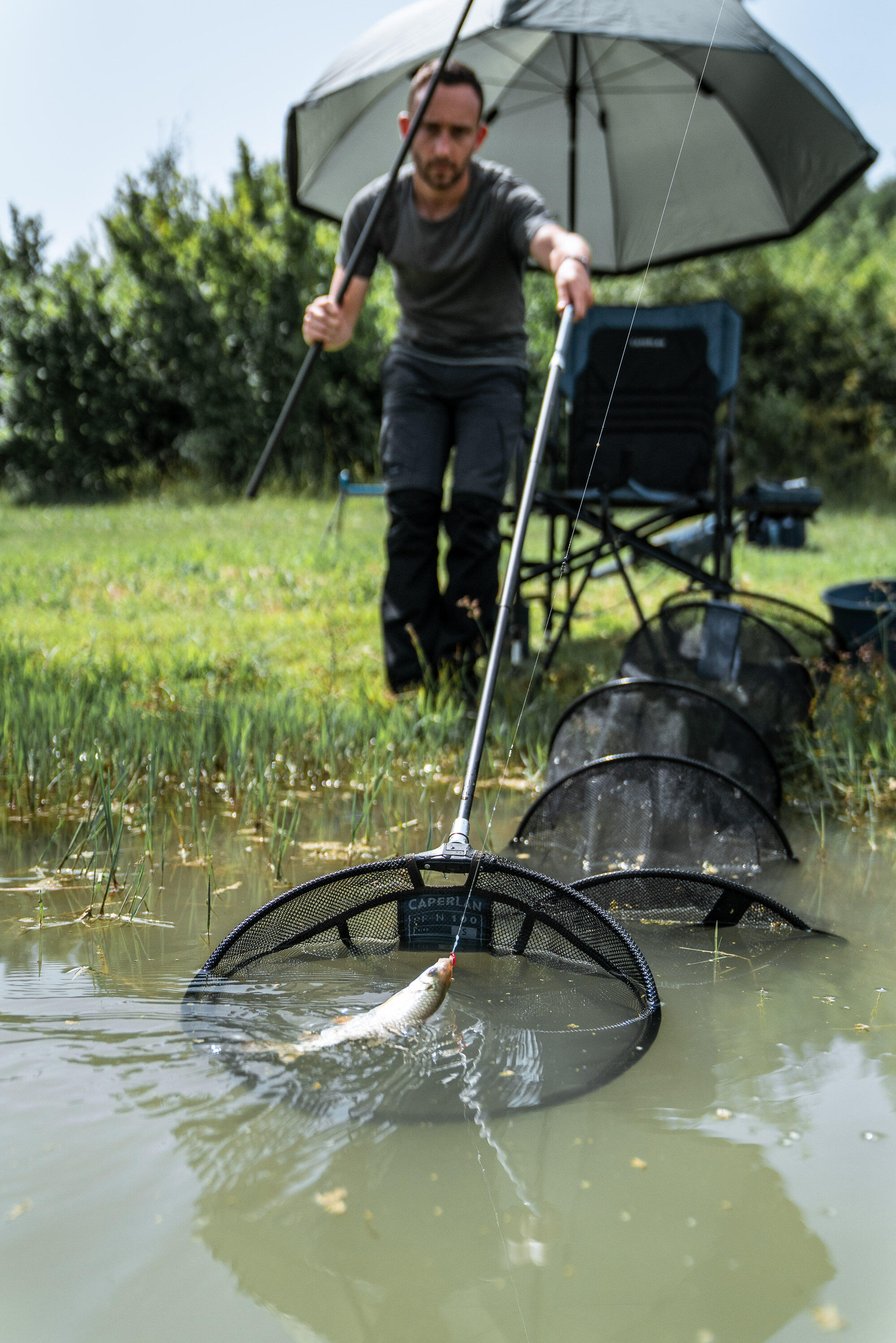 CANNE NORTHLAKE 100 8M POUR LA PÊCHE DU POISSON BLANC A LA CANNE A EMMANCHEMENT 13/14