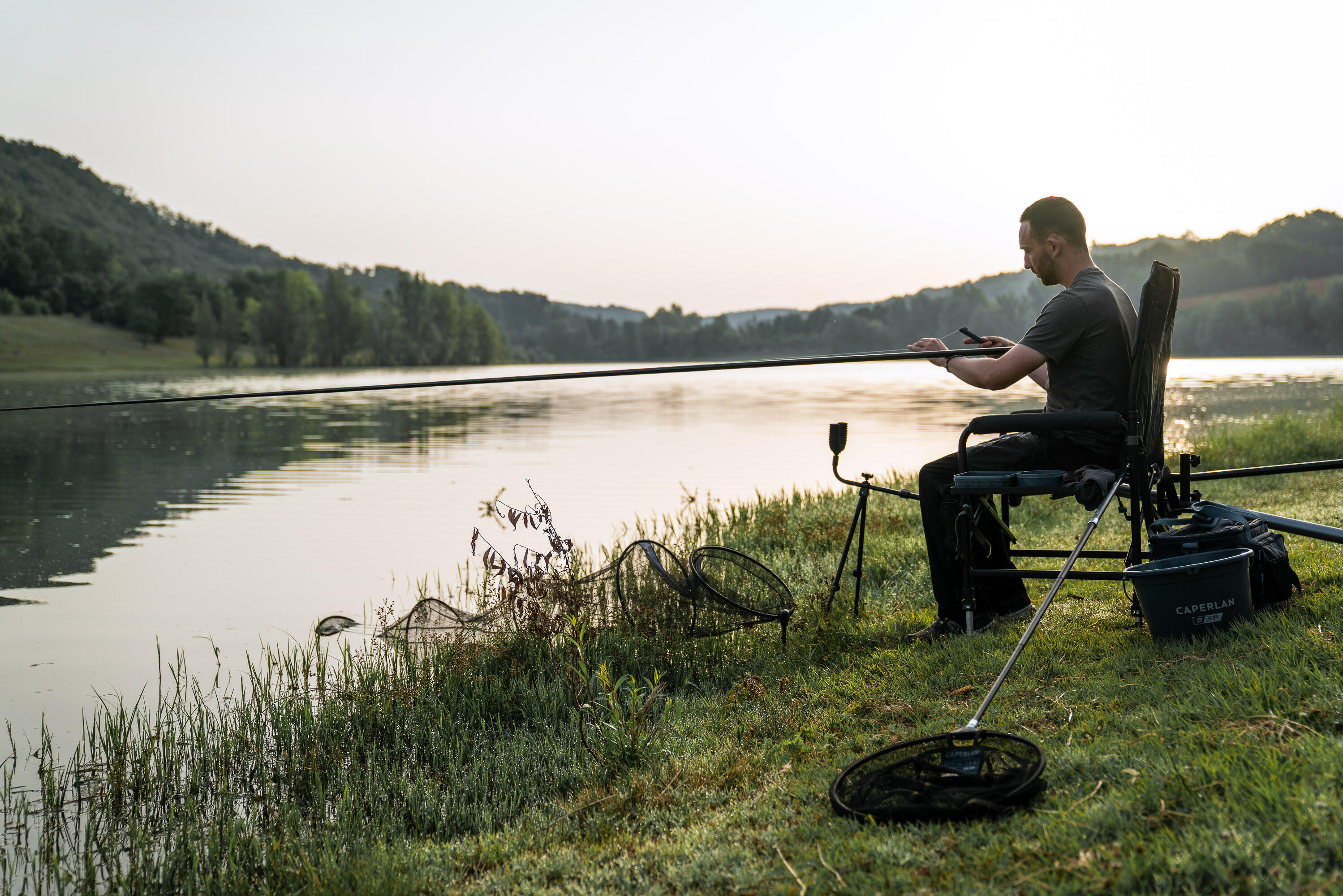 CANNE NORTHLAKE 100 8M POUR LA PÊCHE DU POISSON BLANC A LA CANNE A EMMANCHEMENT 8/14