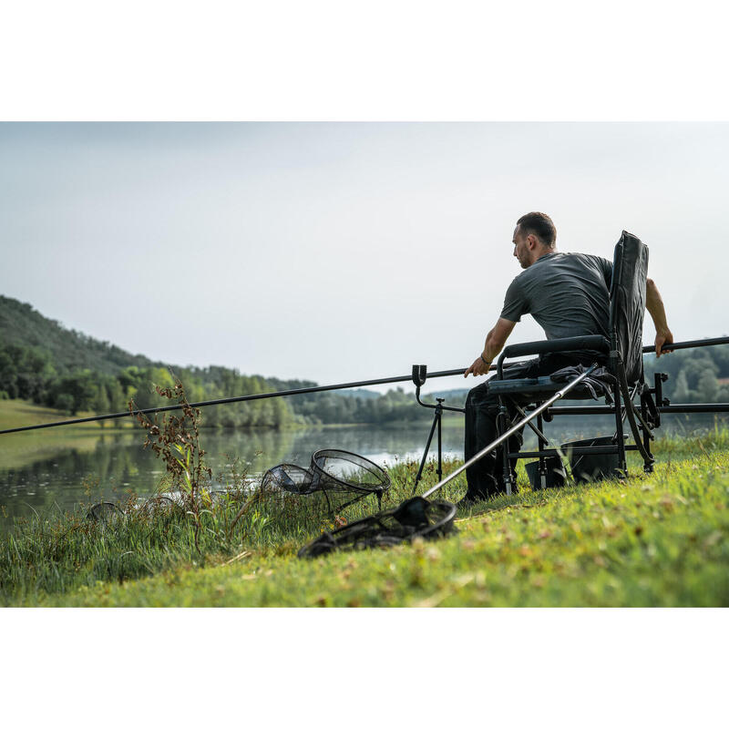 MANCHE TELESCOPIQUE + TETE EPUISETTE POUR DEBUTER LA PECHE DES POISSONS BLANCS