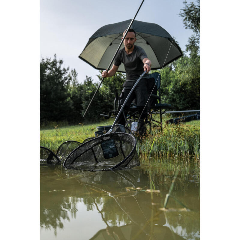 MANCHE TELESCOPIQUE + TETE EPUISETTE POUR DEBUTER LA PECHE DES POISSONS BLANCS