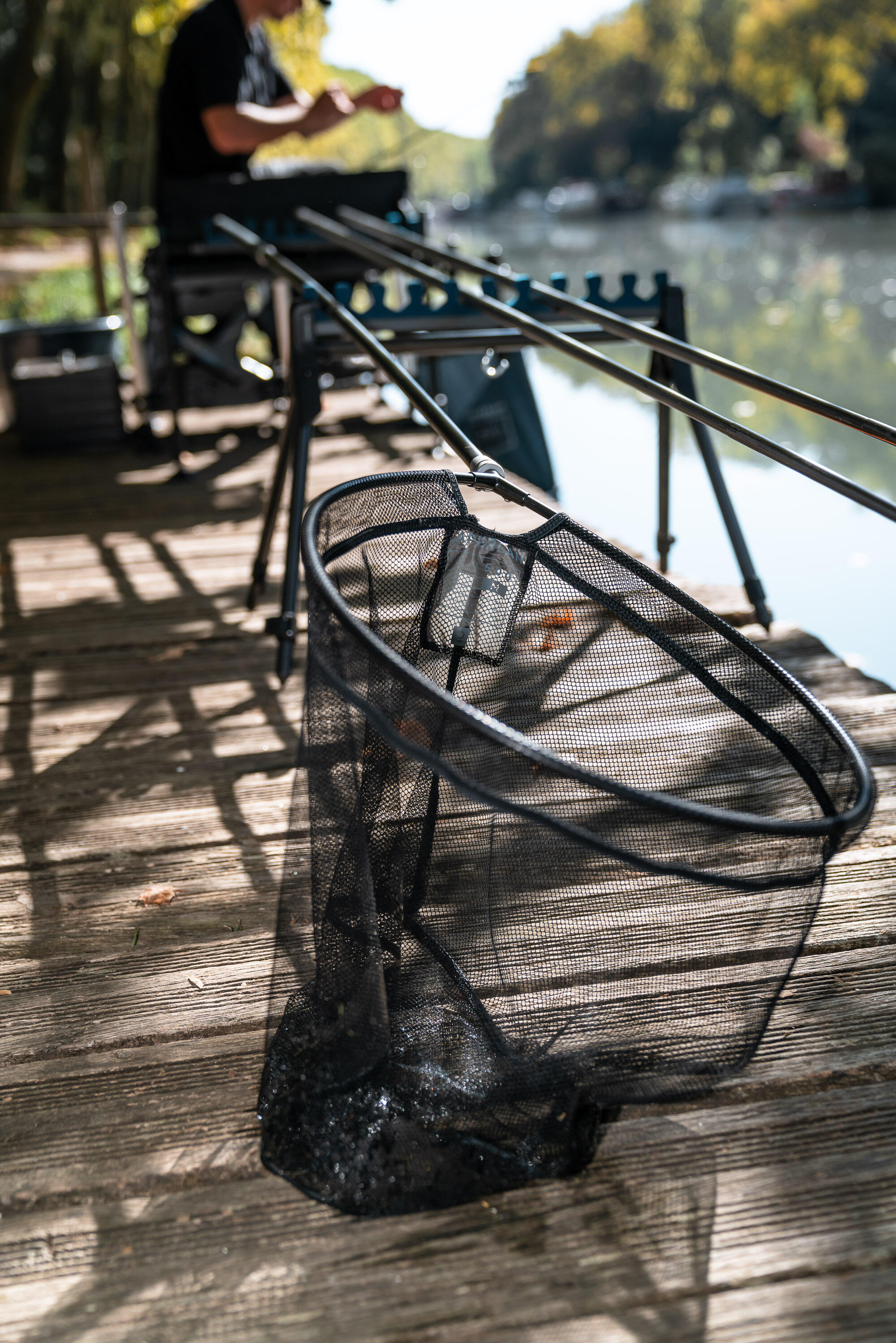 dunlop fishing landing net with telescopic handle Telescoping Pole, Deep Netting with Small Mesh Hole, Aluminum Full Extended to 35.4 Inches : Sports & Outdoors a longer net makes all the difference between landing that trophy slab Daiwa ISO 59m Rock Fishing