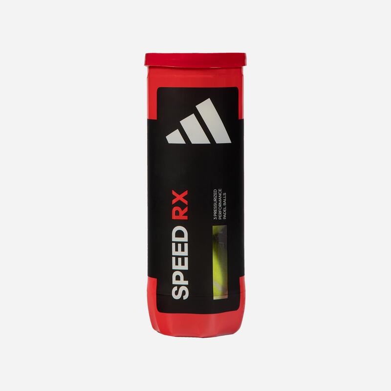 Tubo de 3 pelotas de pádel presurizadas Adidas Speed RX