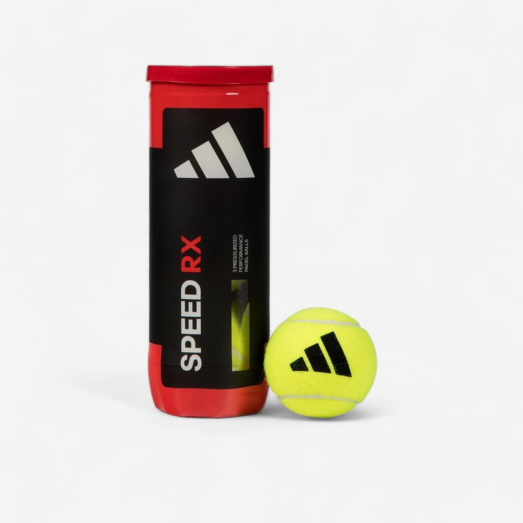 Paaugstināta spiediena padel tenisa bumbas “Speed Rx”, trīspaka