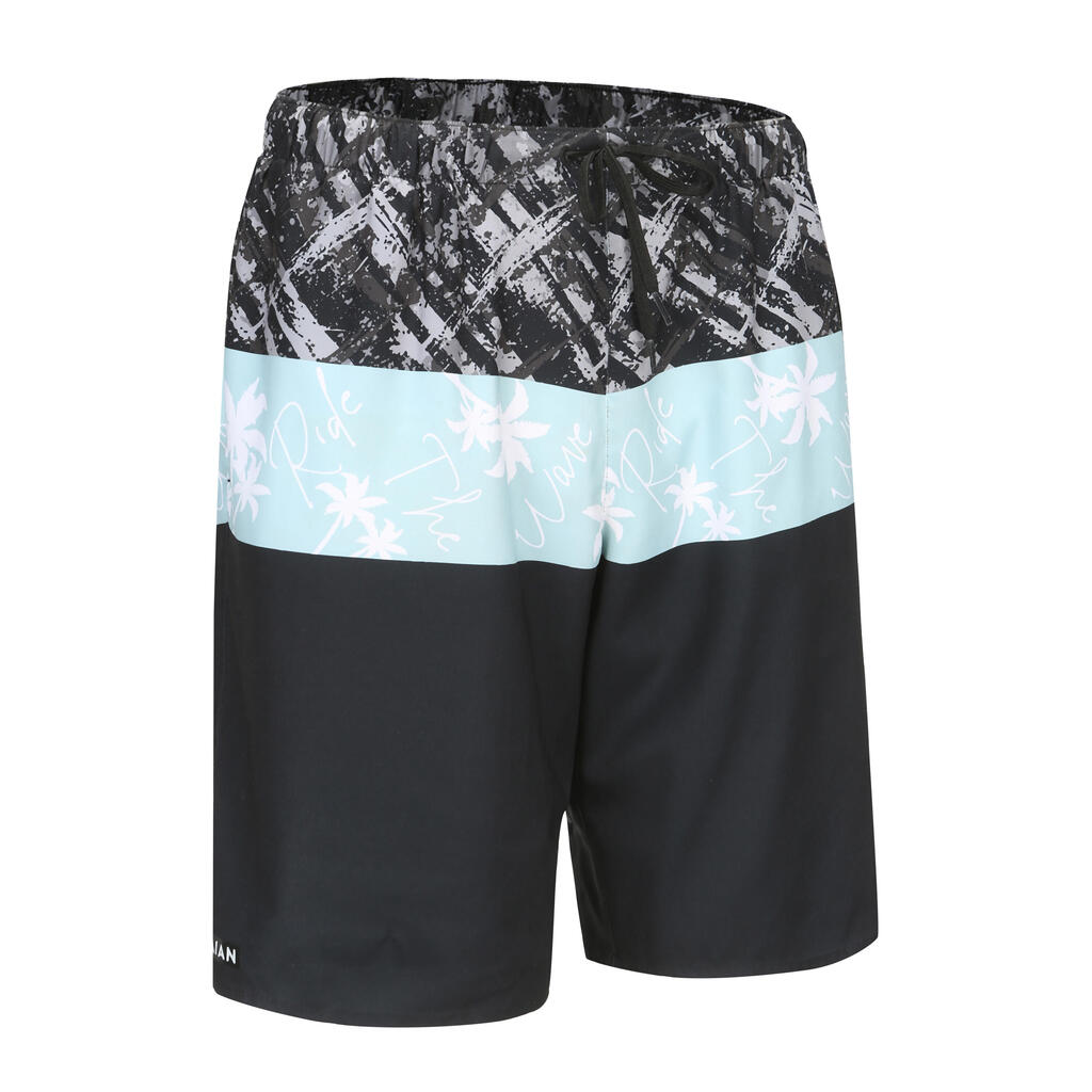 Surfing men boardshort blue wave