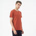 Men's Cotton Gym T-Shirt Regular Fit Athletee 100 - Brown