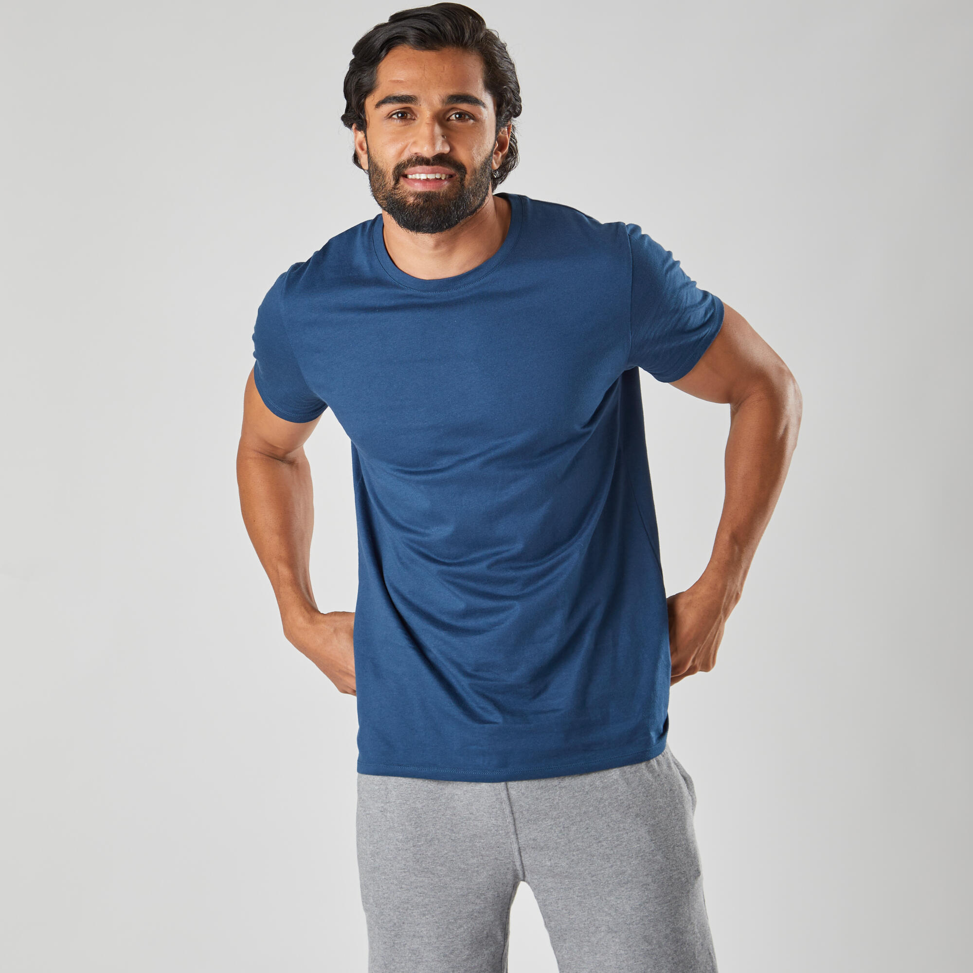 Men Seamless Gym T-Shirt - Mauve