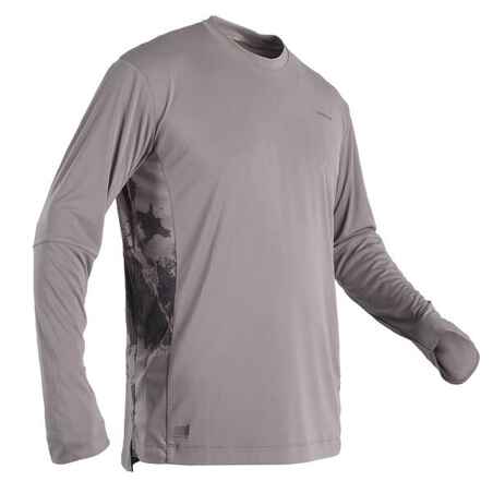 Fishing anti-UV T-shirt 500 grey