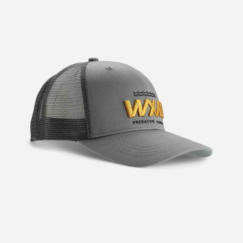 Schirmmütze Angeln FC 500 WXM Trucker Snapback grau