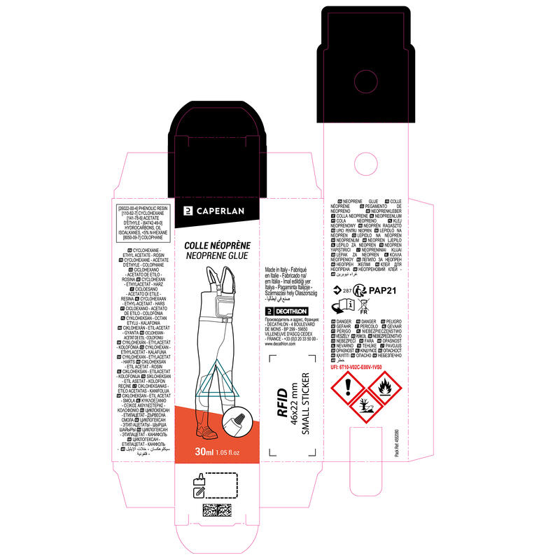 Reparatieset voor neopreen waadpak (scheuren)