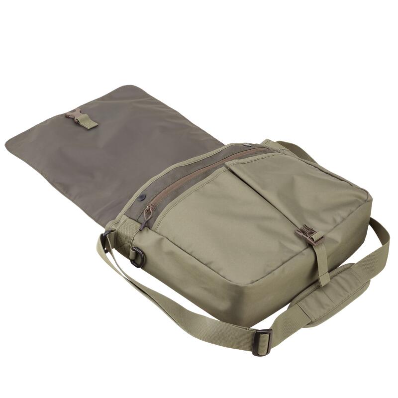 Bolsa Morral Bandolera Pesca Trucha Caqui 12 l