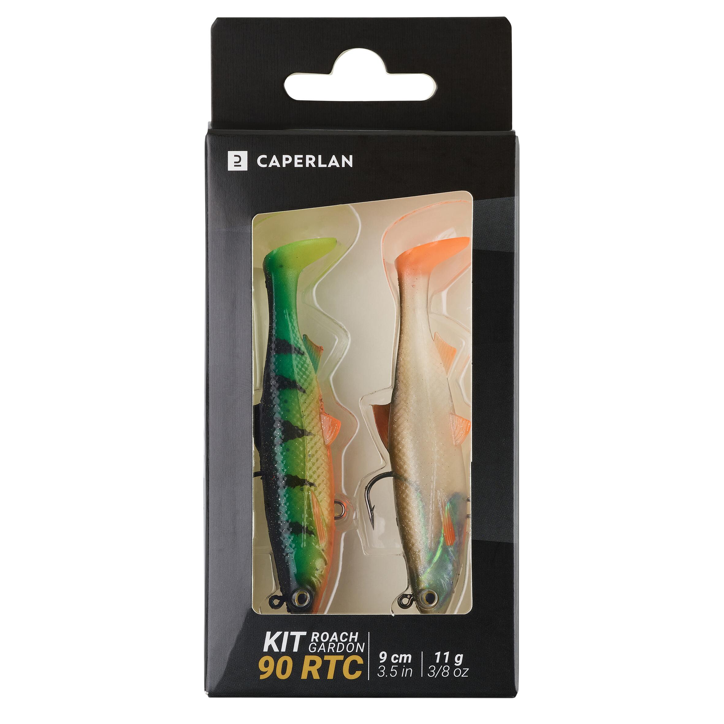 Leurre souple shad - Kit Roach 90 RTC gardon/firetiger - CAPERLAN