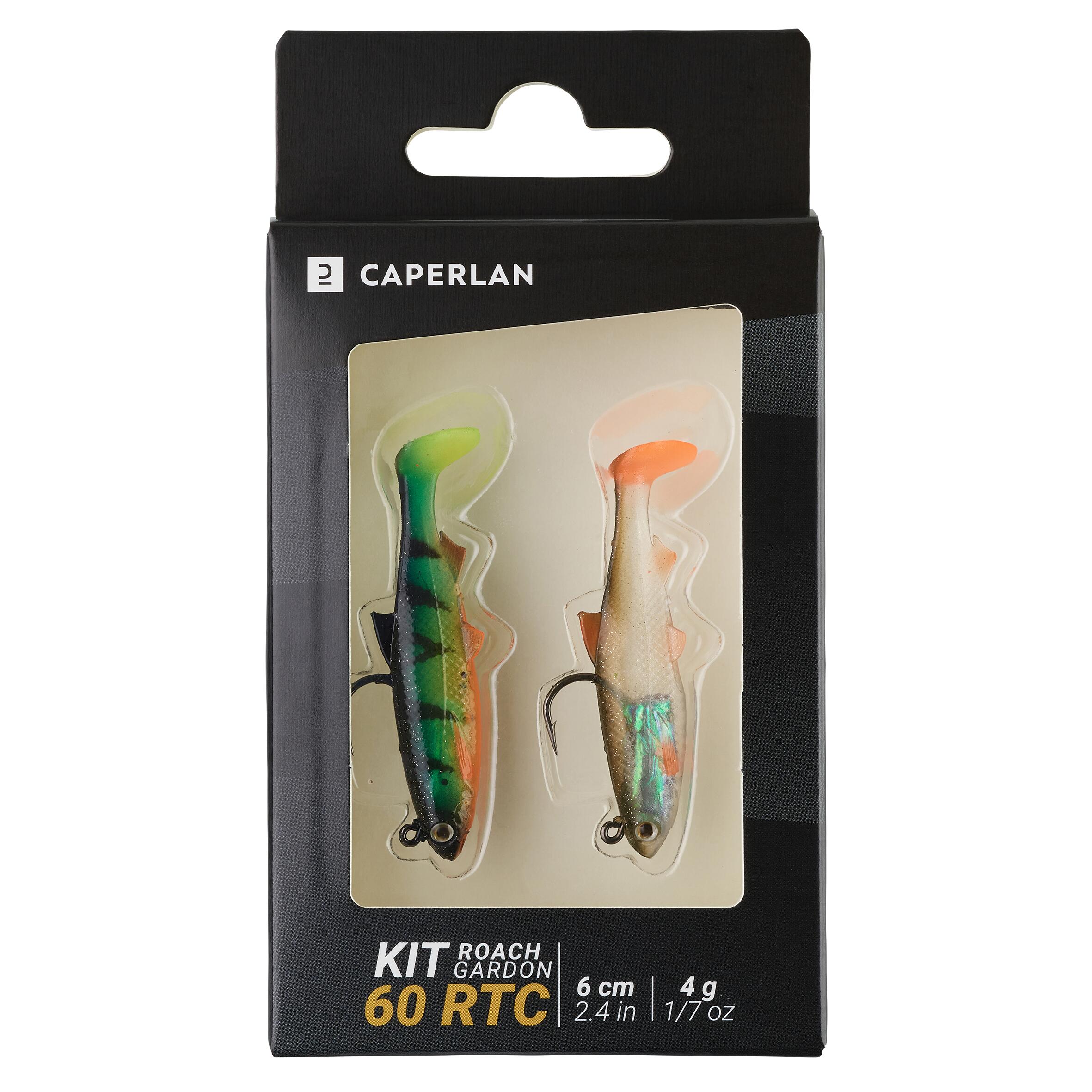 Leurre souple shad - Kit Roach 60 RTC gardon/firetiger - CAPERLAN