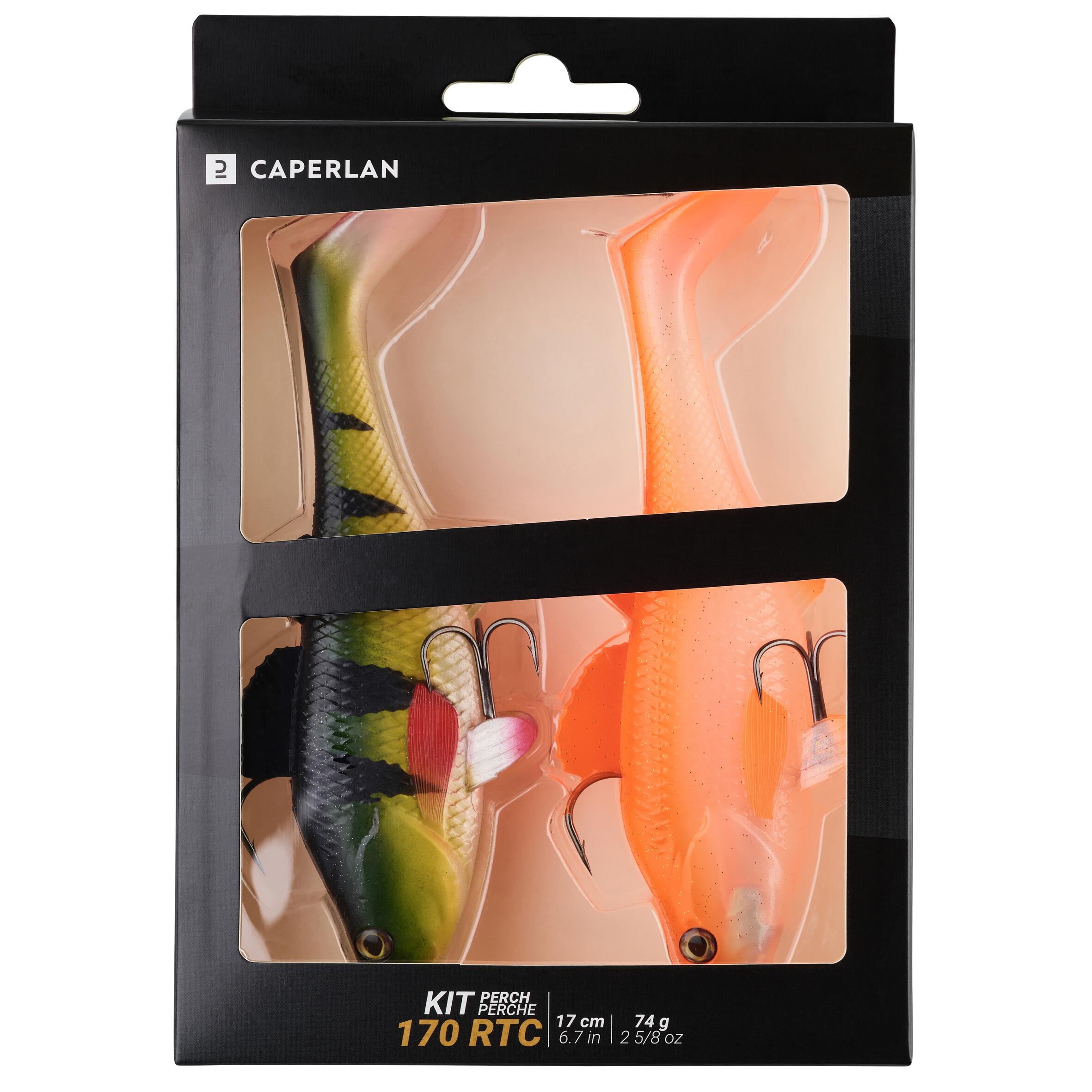 Soft Shad Perch Lure - Kit 170 RTC Perch/Orange - CAPERLAN