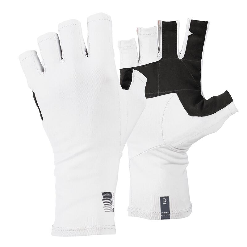 Handschoenen voor hengelsport 500 uv-bescherming open vingertoppen