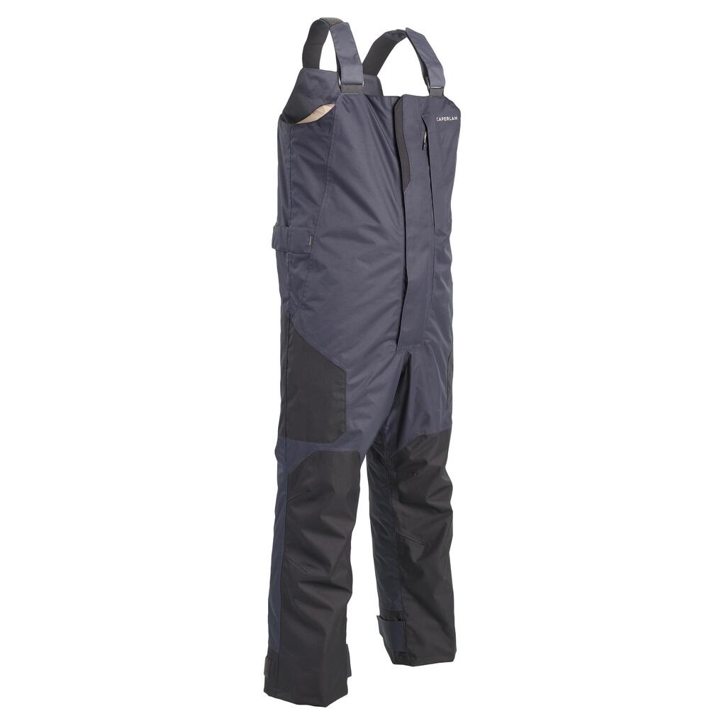 Pánske hrejivé rybárske nohavice s trakmi FO 500 TH sivé