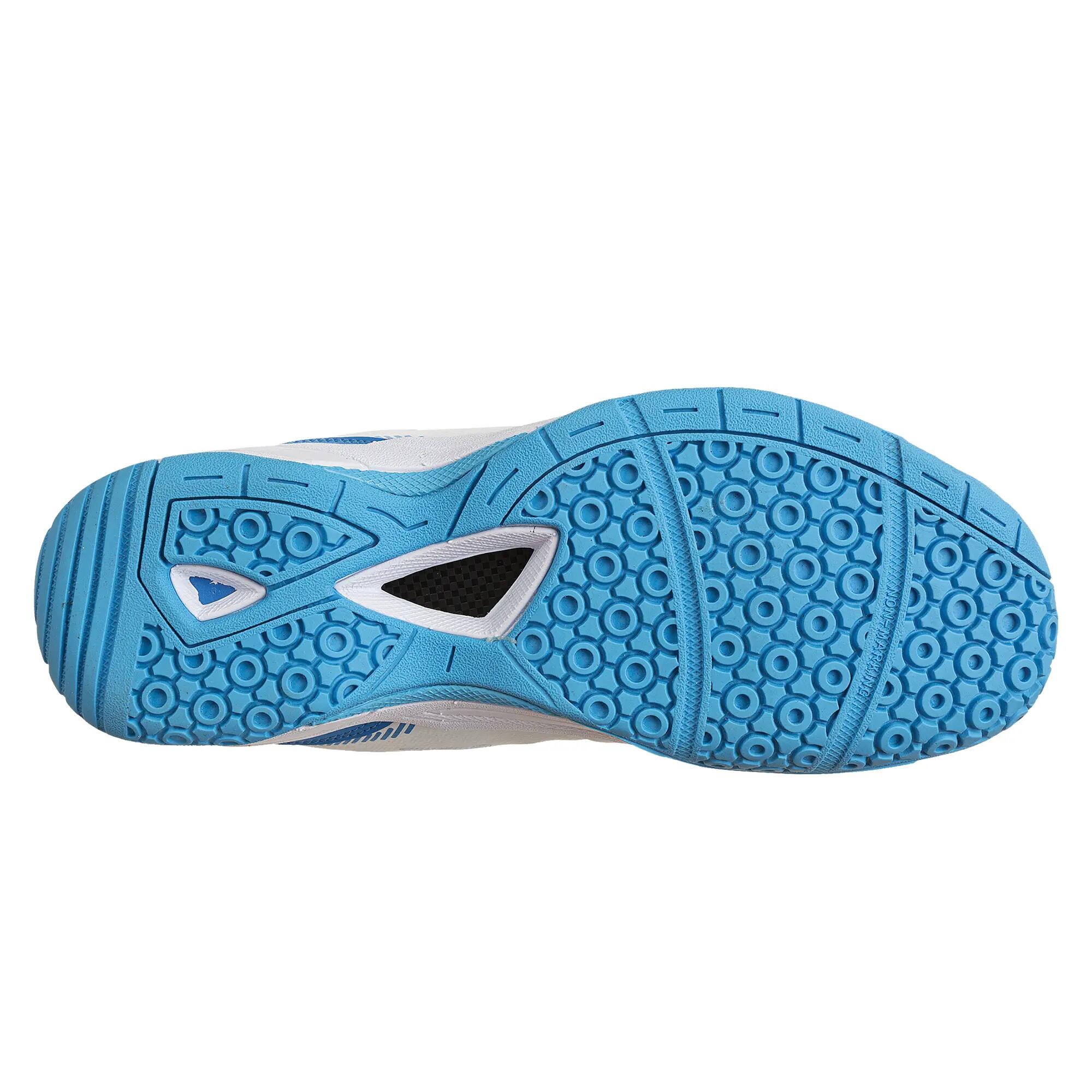 Women's Indoor Shoes Leander V3 - White/Blue 3/6
