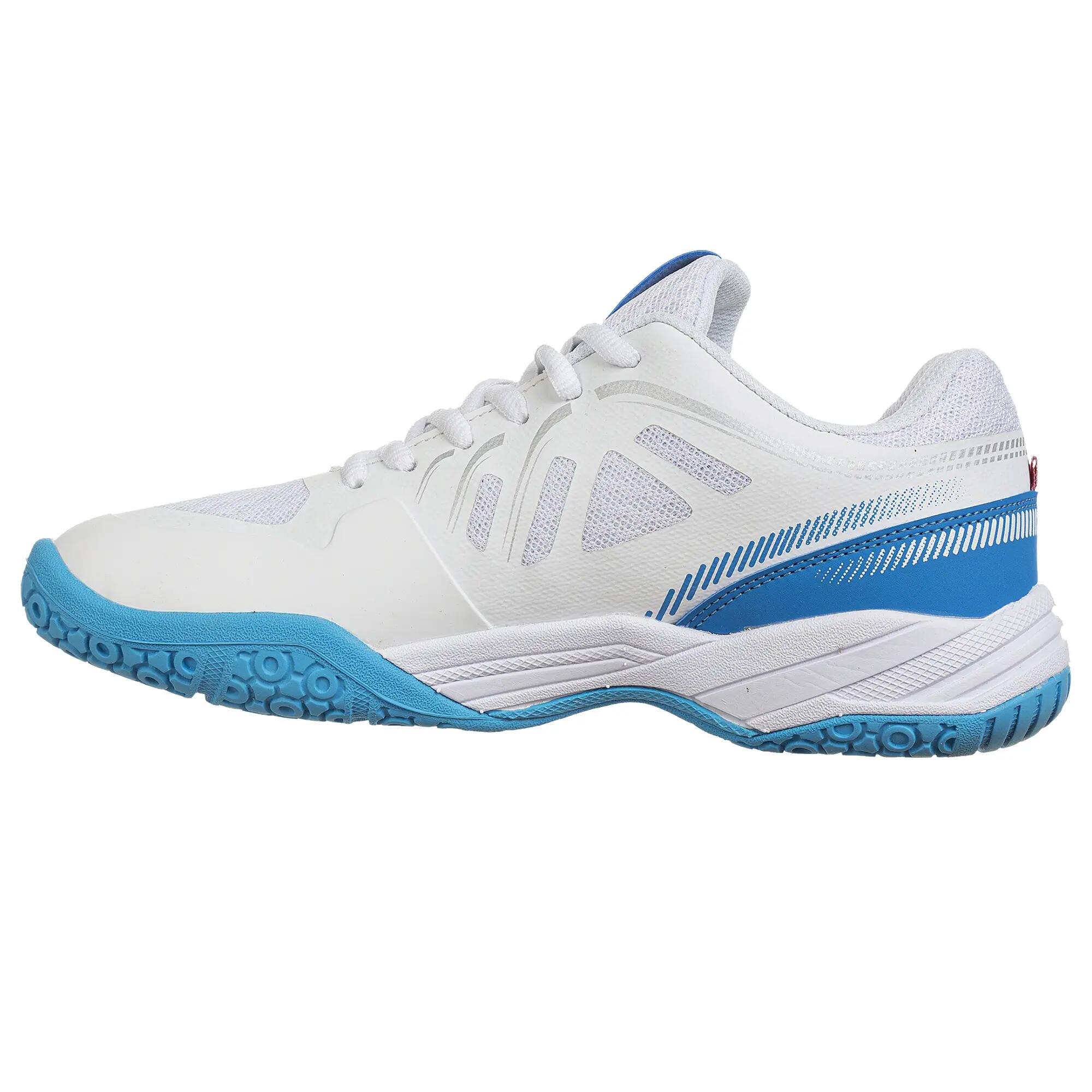Women's Indoor Shoes Leander V3 - White/Blue 5/6