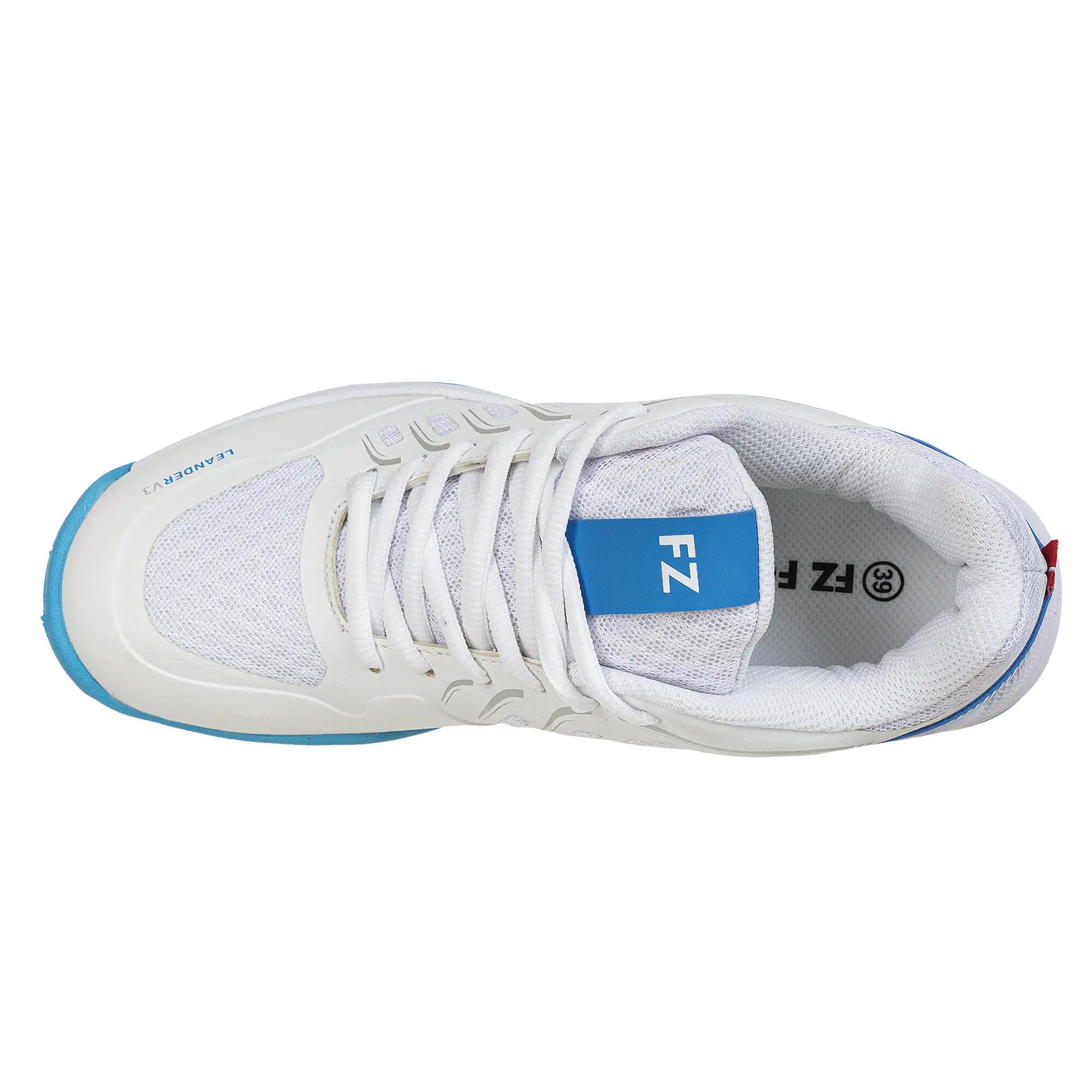 Women's Indoor Shoes Leander V3 - White/Blue 4/6