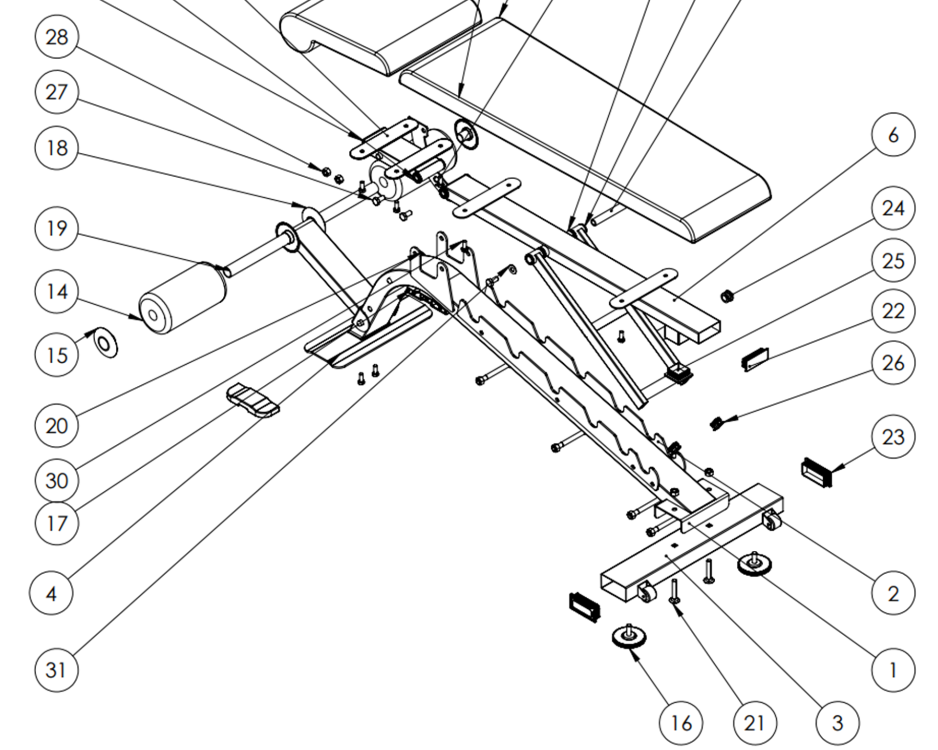 Weights Bench 900 corength user guide repairs