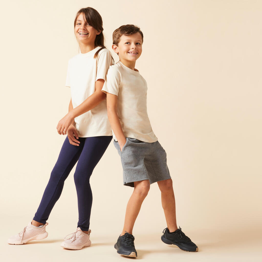 T-shirt multisport coton enfant mixte, Violet