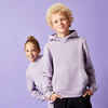 Bērnu silts džemperis ar kapuci “500”, purpurkrāsas