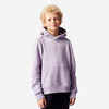 Bērnu kokvilnas džemperis ar kapuci, violets