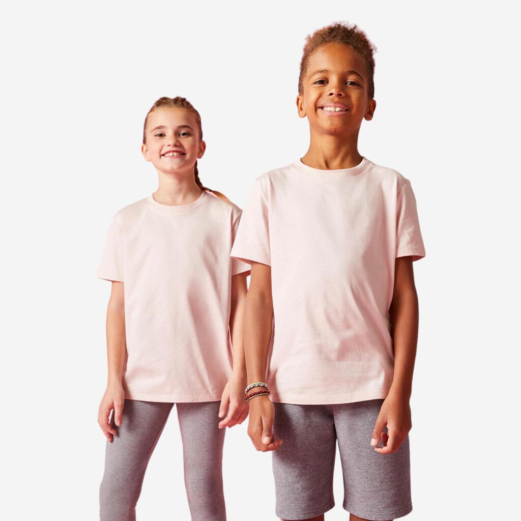 T-Shirt Kinder Baumwolle Ecodesign - einfarbig 