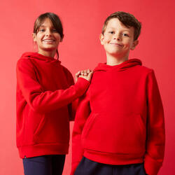 Sudadera Capucha Niños Rojo Algodón