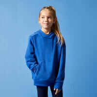 Kids' Cotton Hooded Sweatshirt - Blue