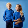 Bērnu silts džemperis ar kapuci “500”, zils
