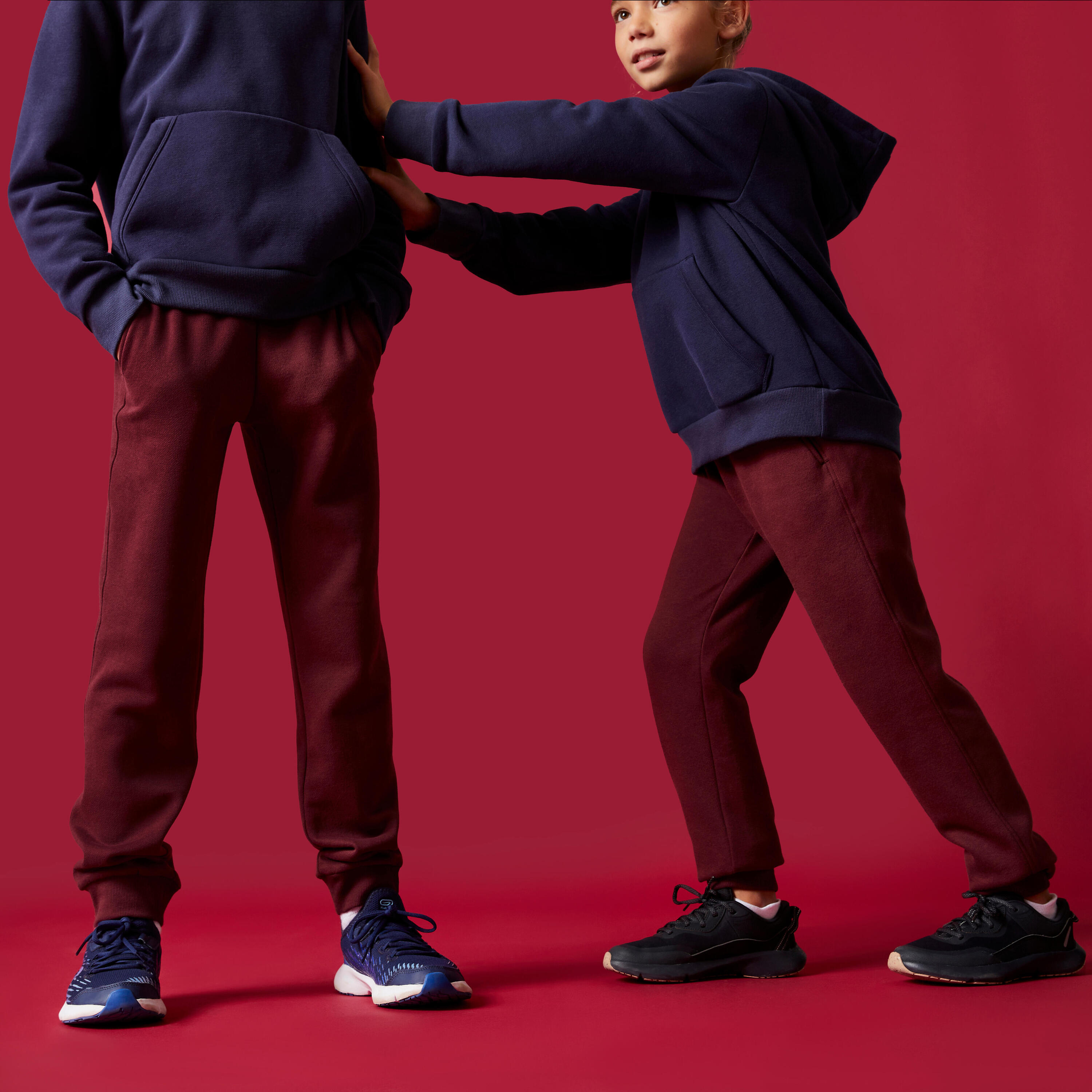 Kids' Warm Jogging Bottoms 1/9