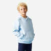 Bērnu kokvilnas džemperis ar kapuci, gaiši zils