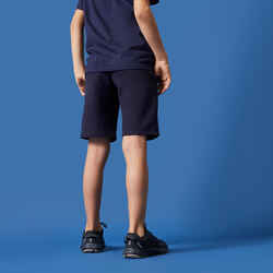 Kids' Unisex Cotton Shorts - Navy Blue