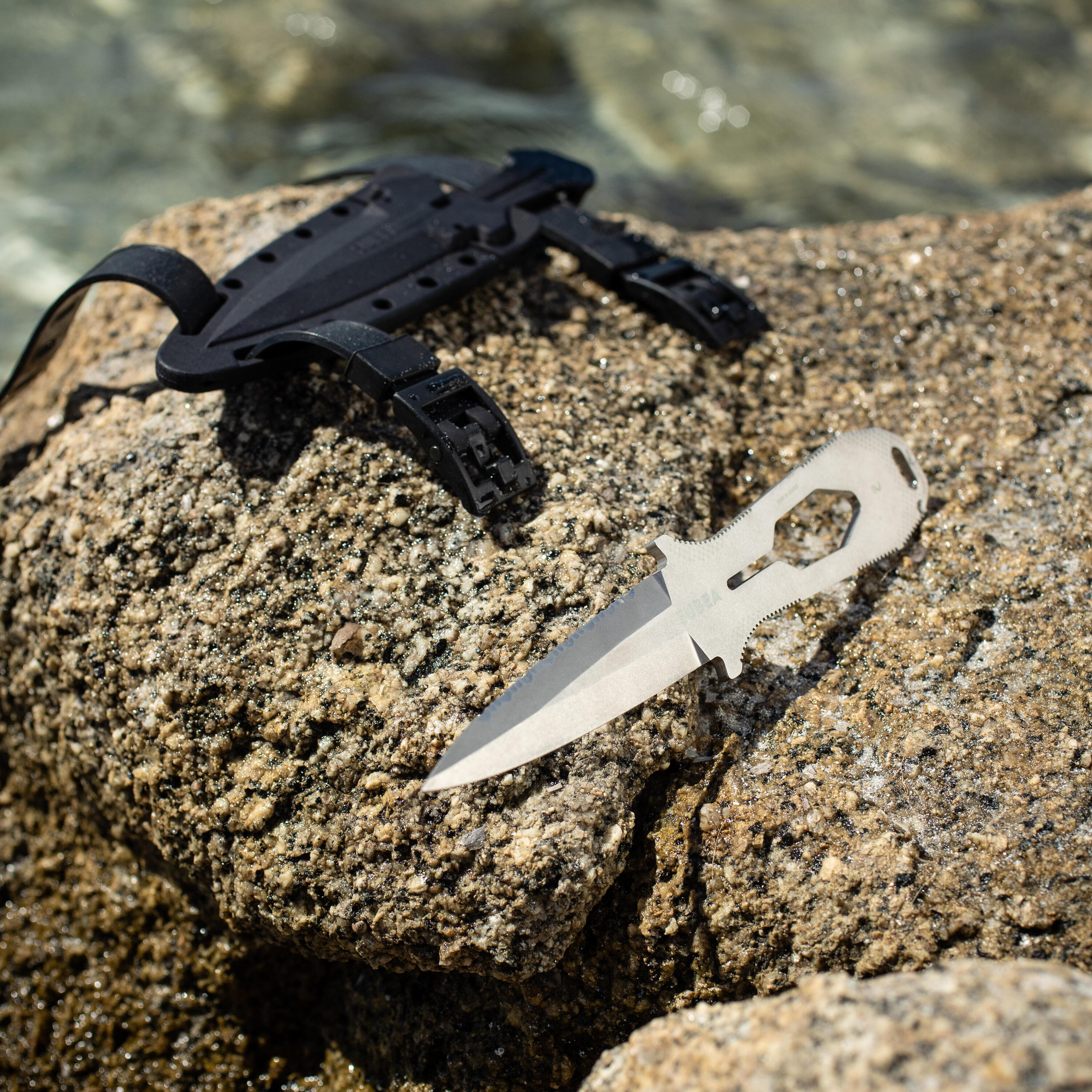 Coltello pesca subacquea lama garantita a vita anticorrosione 8/11
