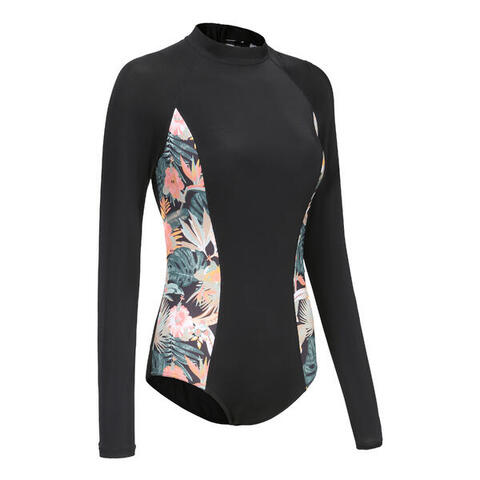 Girls Long Sleeve Surf Suit (One Piece Bodysuit) | 