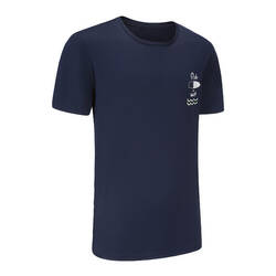 Men's surfing short-sleeve anti-UV WATER T-SHIRT - HOLIDAY NAVY