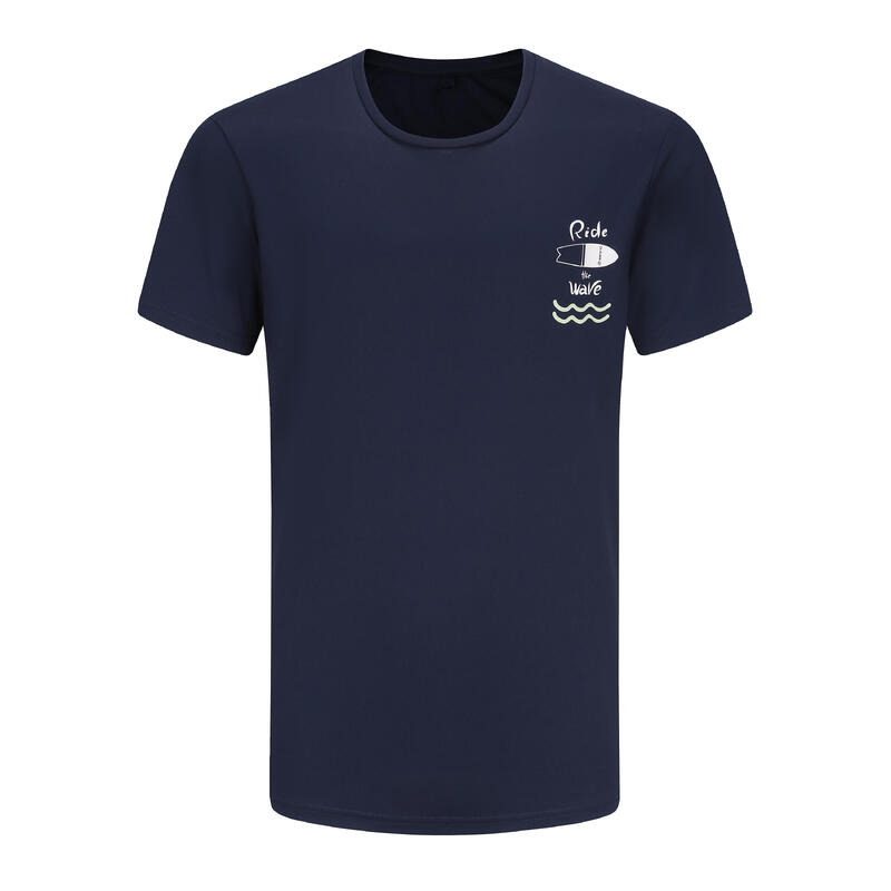Men's surfing sun protection T-shirt Holiday navy