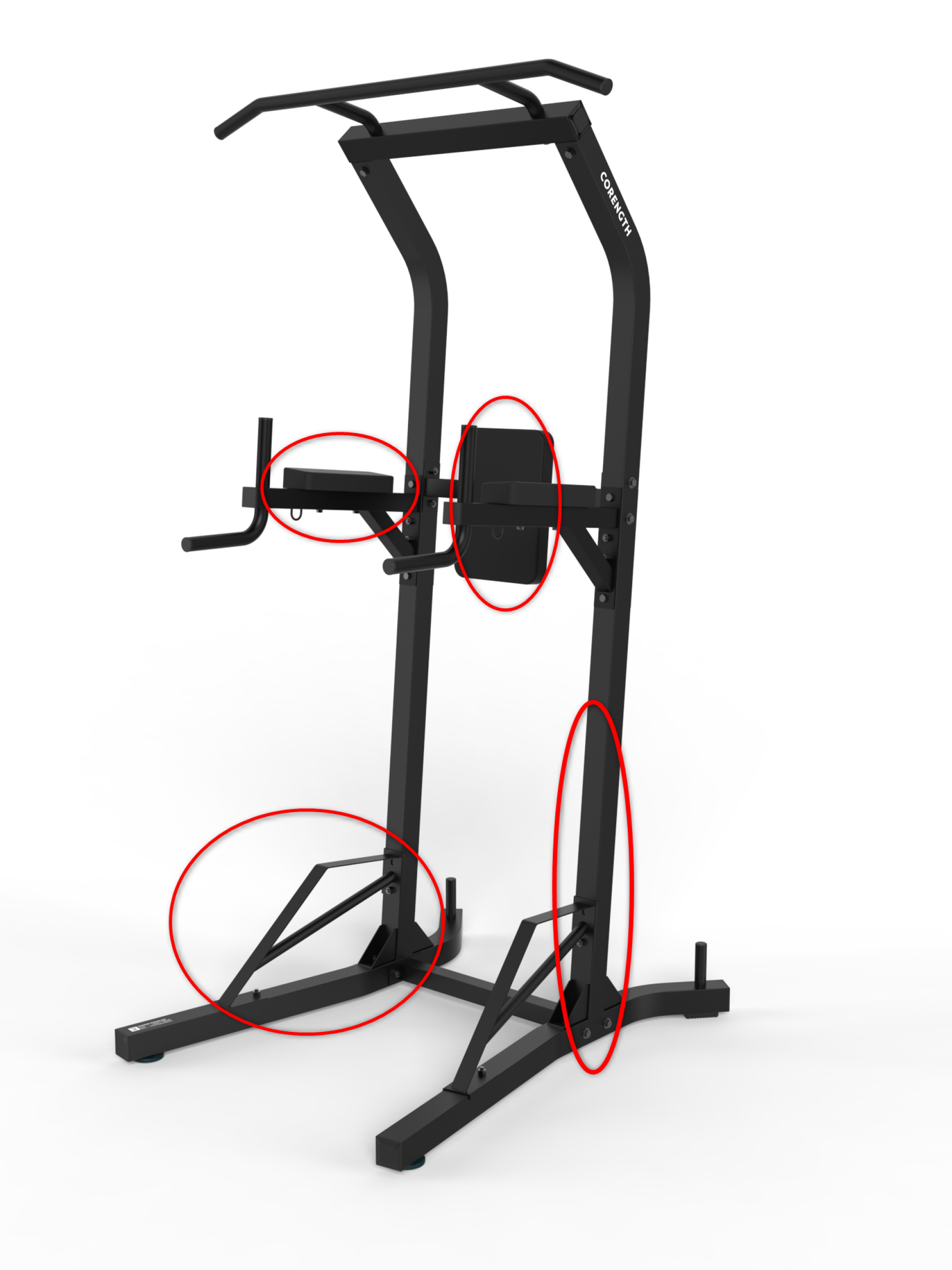 Valor Fitness Cable Crossover Machine - 17 Posições Ajustáveis com